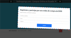 Desktop Screenshot of deshoppings.com